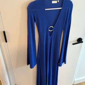 Monday swimwear blue cover up dress